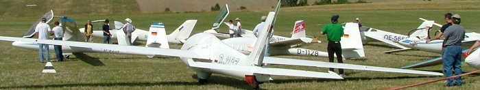 whrend der Deutschen Meisterschaften im Segelkunstflug im August 2006