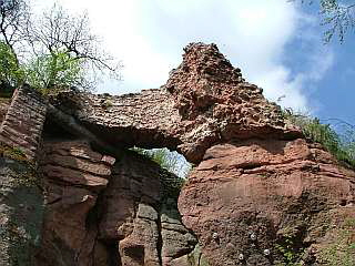 Mittelburg, Mauerreste Rundturm