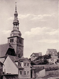 Oberkirche um 1920 aus südöstlicher Richtung (Foto: Martin Gaerth, Sondershausen)