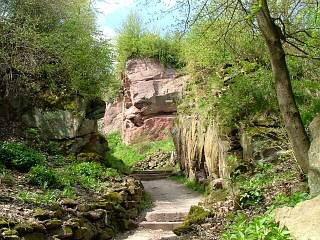 Reichsburg Kyffhausen, Steinbruch Mittelburg