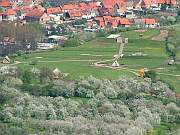 Blick zur Knigspfalz Tilleda