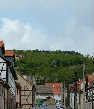Fotomontage: Oberkirche Bad Frankenhausen ohne Oberkirchturm